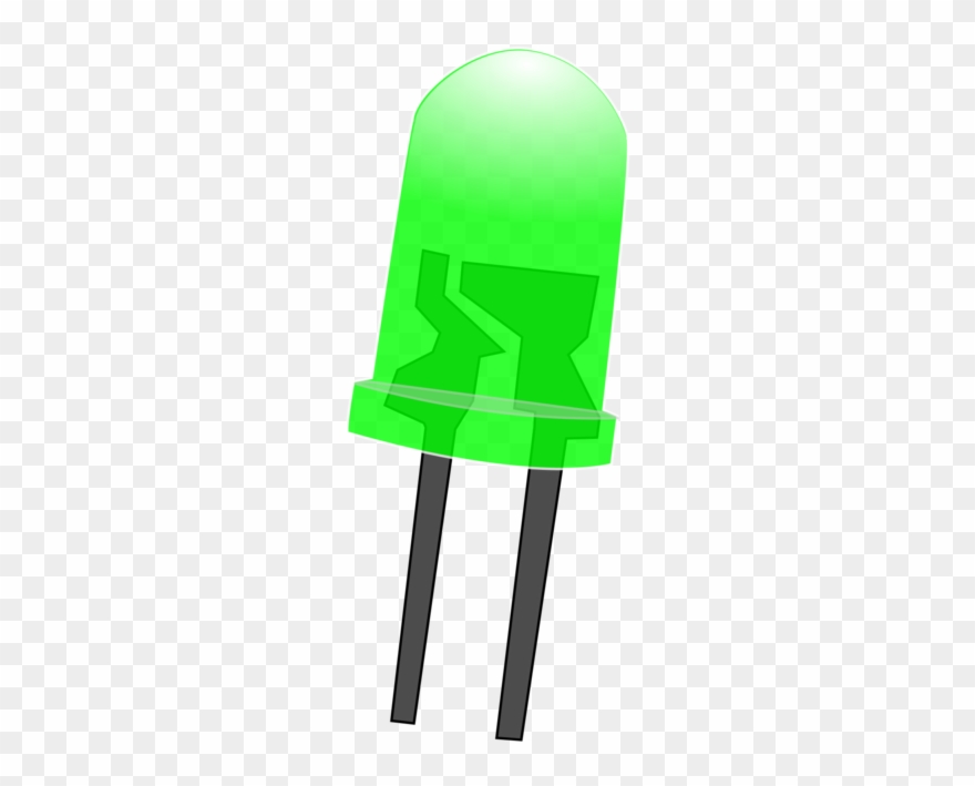Light-emitting Diode Led Lamp Green - Diode Led Clipart