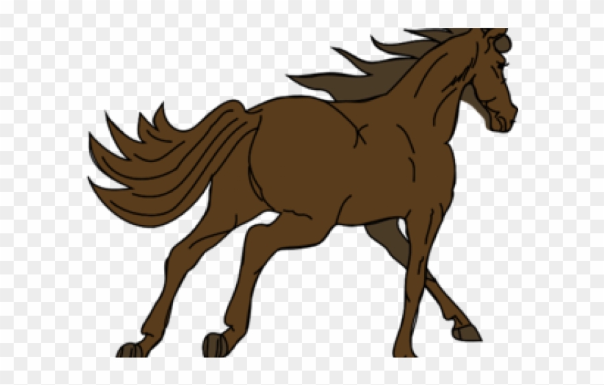 Horse Clipart Light Brown - Running Horse Gif Png Transparent Png
