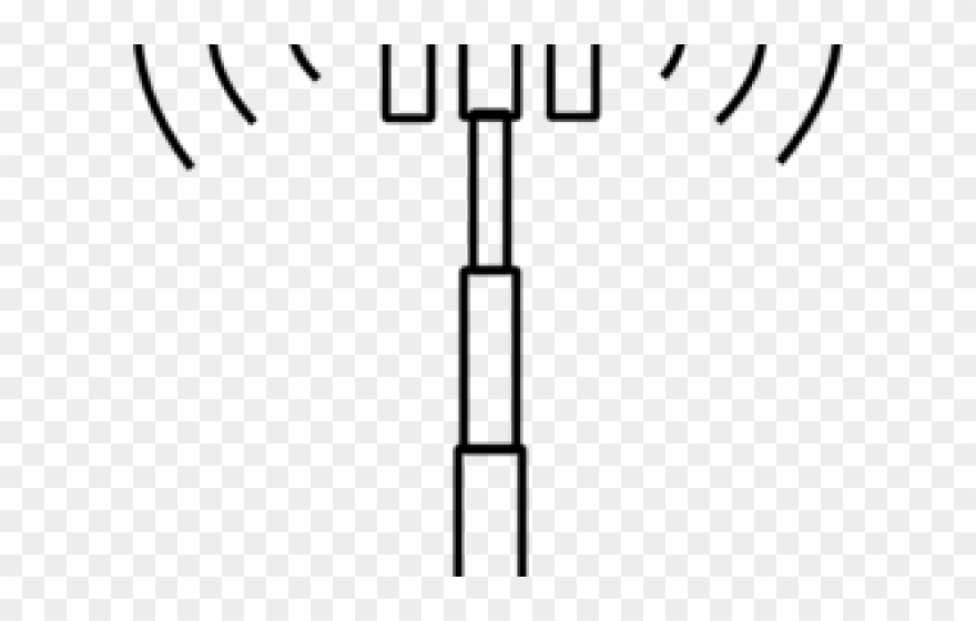 Antenna Clipart Mobile Tower - Cell Phone Tower Graphic - Png Download