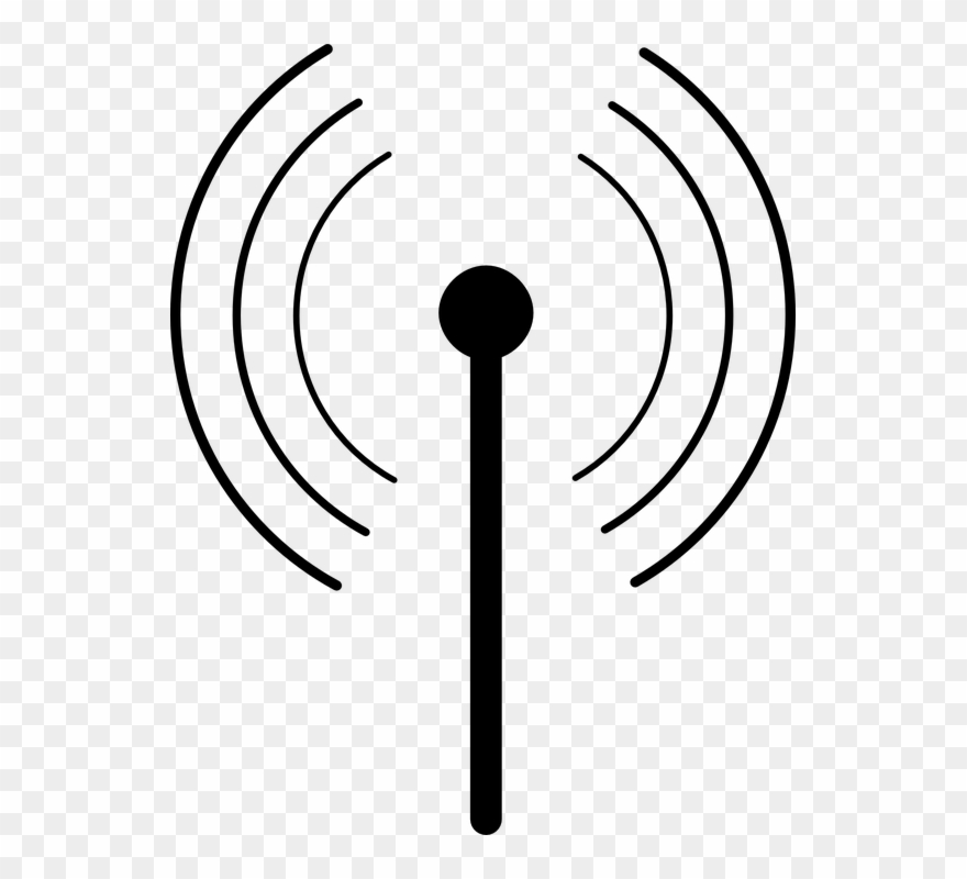 Tower Clipart Wifi - Antenna Clip Art - Png Download