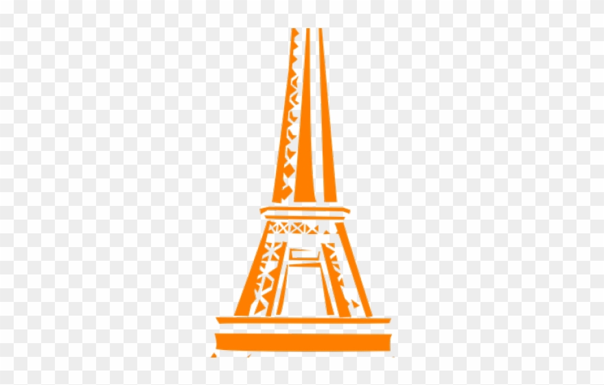 France Clipart Eiffel Tower - Pink Eiffel Tower Drawing - Png Download