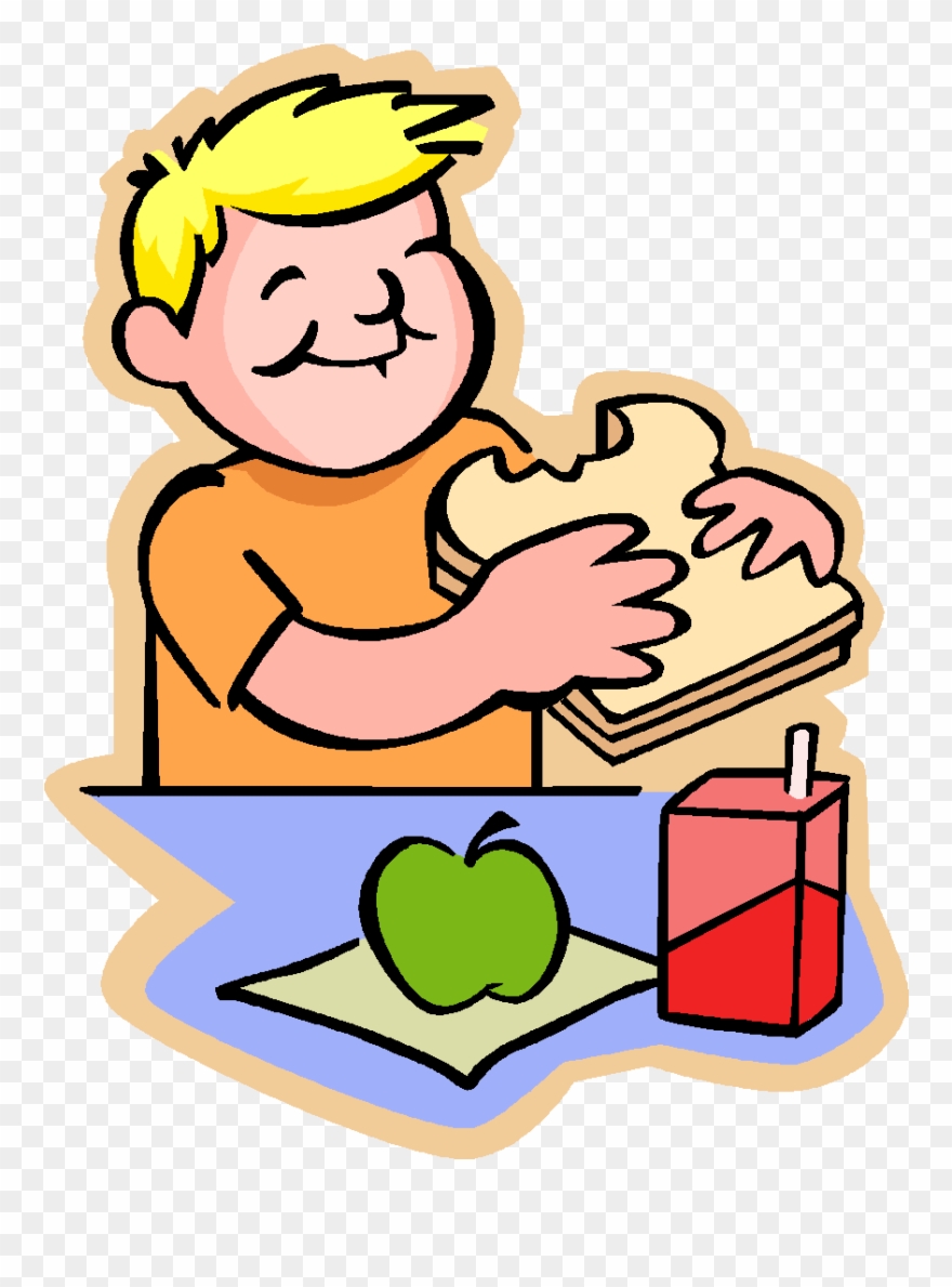 Meal Clipart Lunch Class - Lunch Cartoon - Png Download