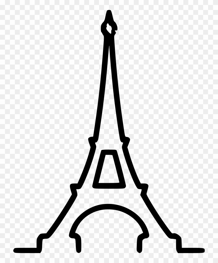 Paris Eiffel Comments - Icone Paris Clipart