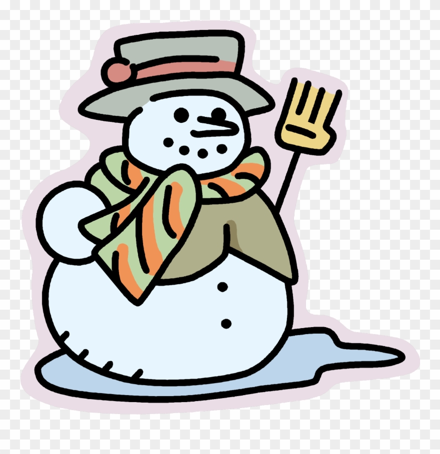 Shrub Bushes Clipart Verb - Snowman - Png Download