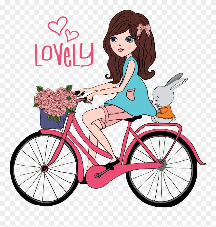 Banner Free Library Bicycle Illustration Little Riding Clipart