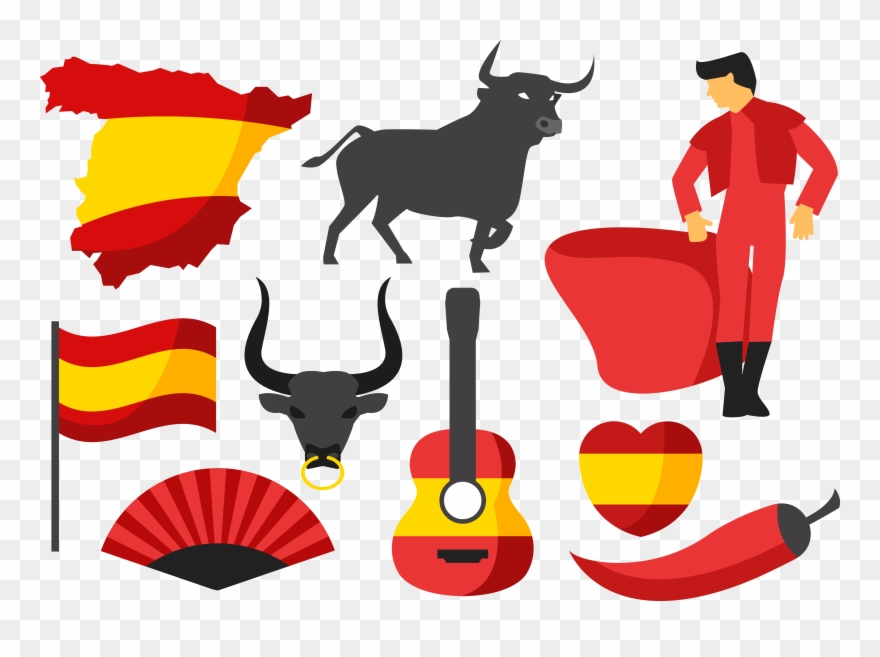 Ox Clipart Bullfighting Spanish - Bullfighting Clipart - Png Download