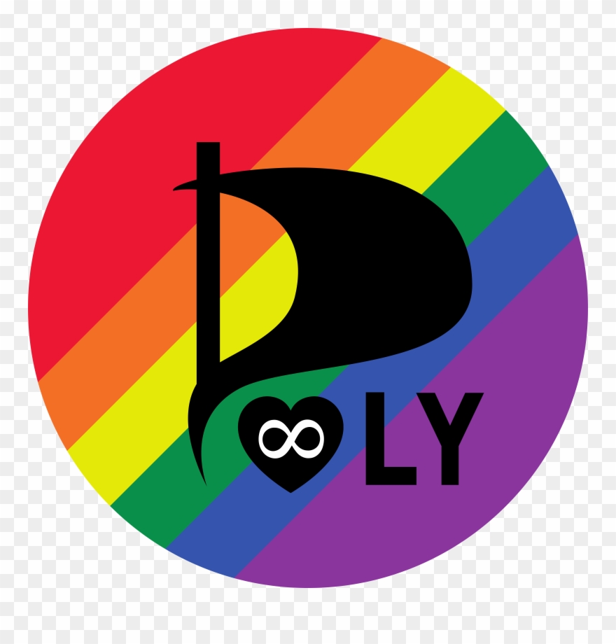 Gay Pride Clip Art - Polyamory Button - Png Download