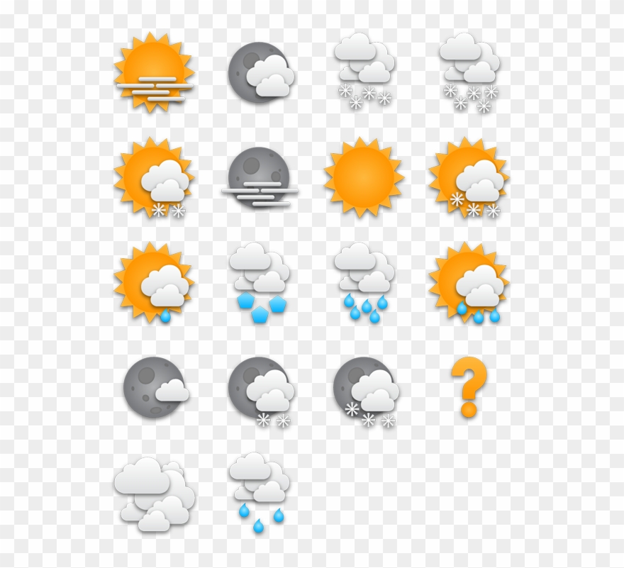 Tick Weather Icons Weather Icon Pack Png Clipart 497532 Pinclipart