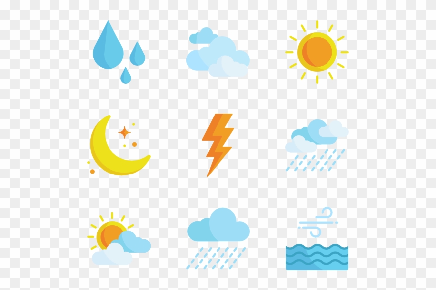 Free Weather Icons Png Banner Freeuse Library - Weather Png Clipart