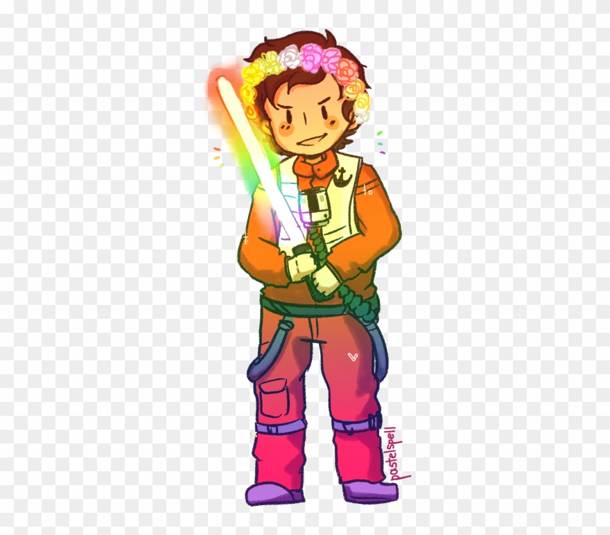 Rainbow Lightsabers Tumblr Space Gay With A - Cartoon Clipart