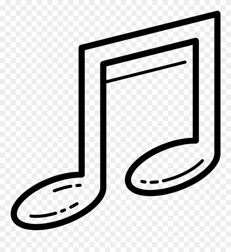 The Icon Is A Classic Musical Notation That One Would - Music Clipart