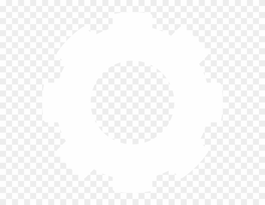 Cog Icon White Png Clipart