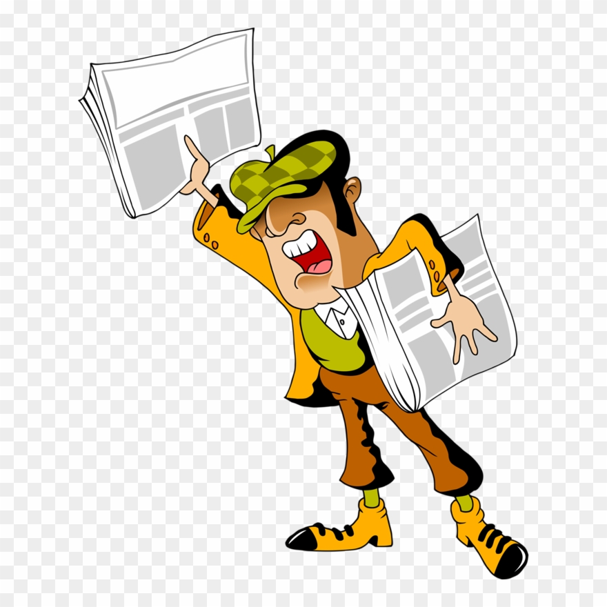 Фотки Zeitschrift Notizbuch, Digitale Stempel, Isagenix, - Vendedor De Periodico Caricatura Png Clipart