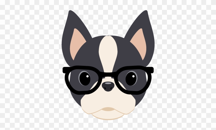Placing The Glasses - Terrier Clipart