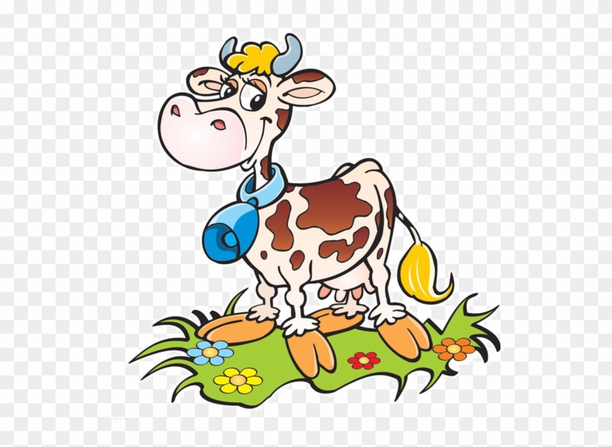Vache - Funny Animal Clip Art - Png Download
