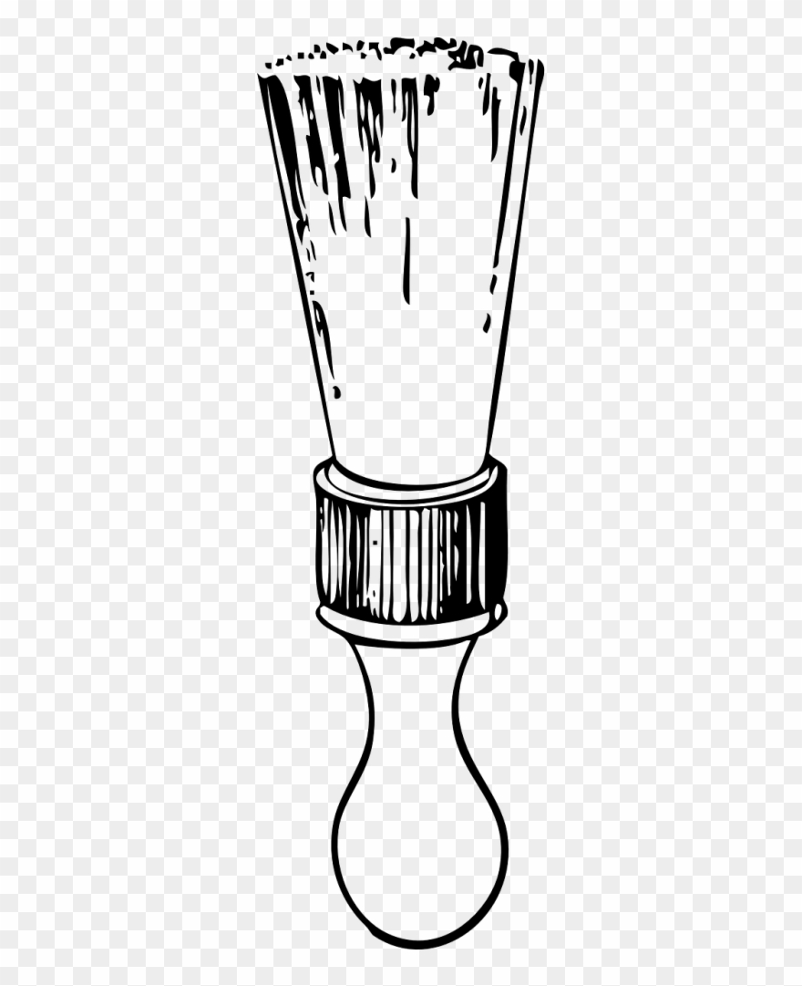 Barber Brush Clip Art - Png Download