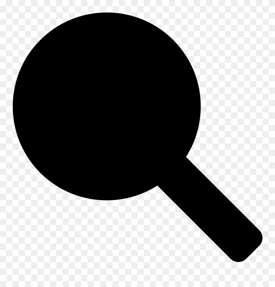 Png File - Table Tennis Paddle Silhouette Clipart