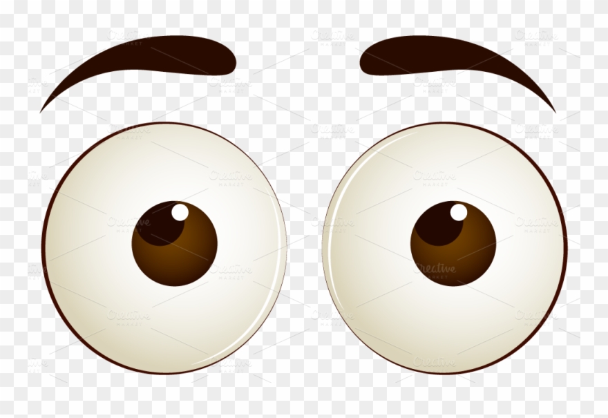 Cartoon Animal Eyes Png Download - Portable Network Graphics Clipart