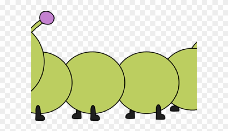 Long Clipart Caterpillar - Caterpillar Clipart Cute - Png Download