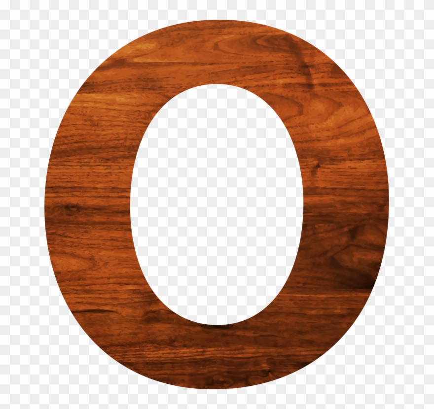 Wood Grain Letter /m/083vt Cartoon - Wooden Letter O Clipart - Png Download
