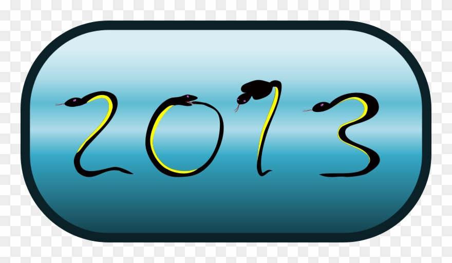 Free Happy New Year 2013 - Clip Art - Png Download