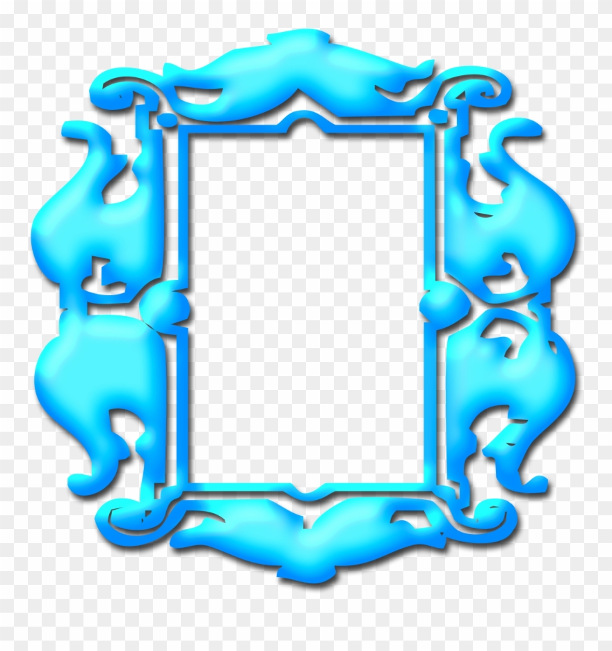 Free Frames, Frame Clipart, Pattern Wallpaper, Flourish, - Picture Frame - Png Download