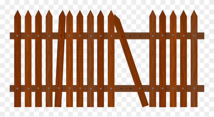 Clip Art Details - Fence Transparent Png