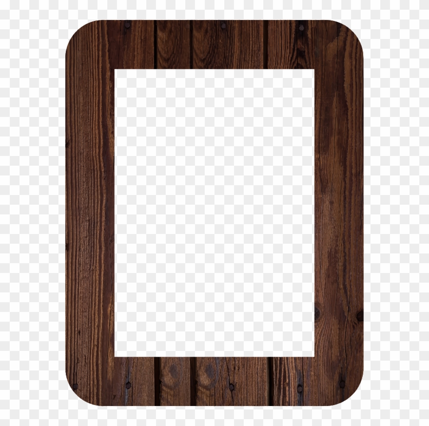 Picture Frames Wood Mirror Tree Drawing - Wood Frames Clipart - Png Download