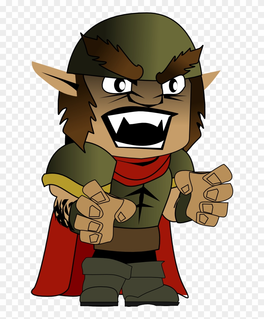 How To Set Use Orc Chibi Clipart - Png Download