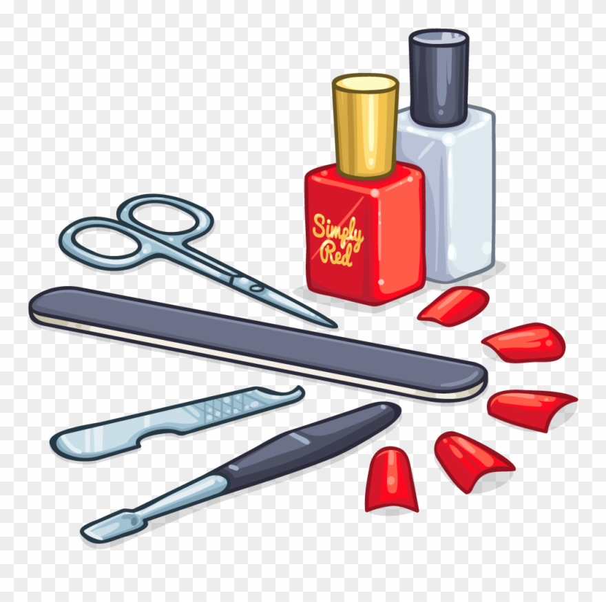 Pin Manicure Clip Art - Nail Care Tools Clip Art - Png Download