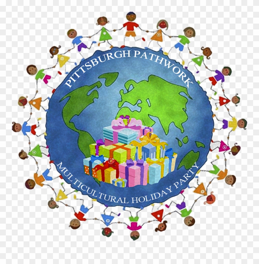 Multicultural Holiday - People Holding Hands Earth Clipart