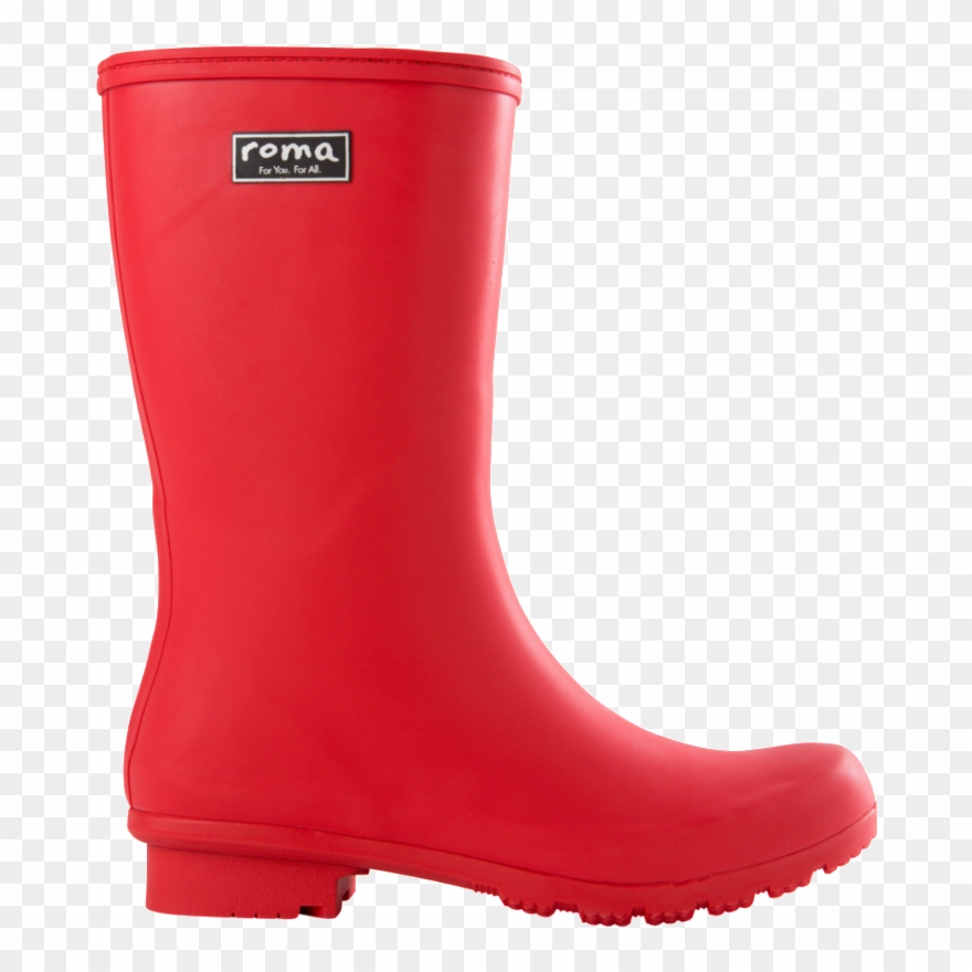 Roma Short Matte Red - Hunter Boot Ltd Clipart