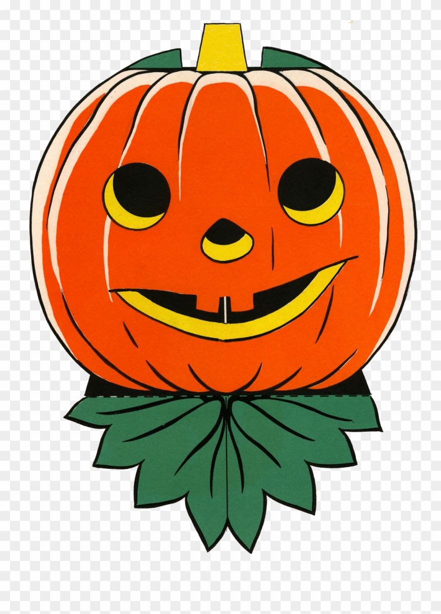 Cute Halloween Pumpkin Clipart - Jack-o'-lantern - Png Download