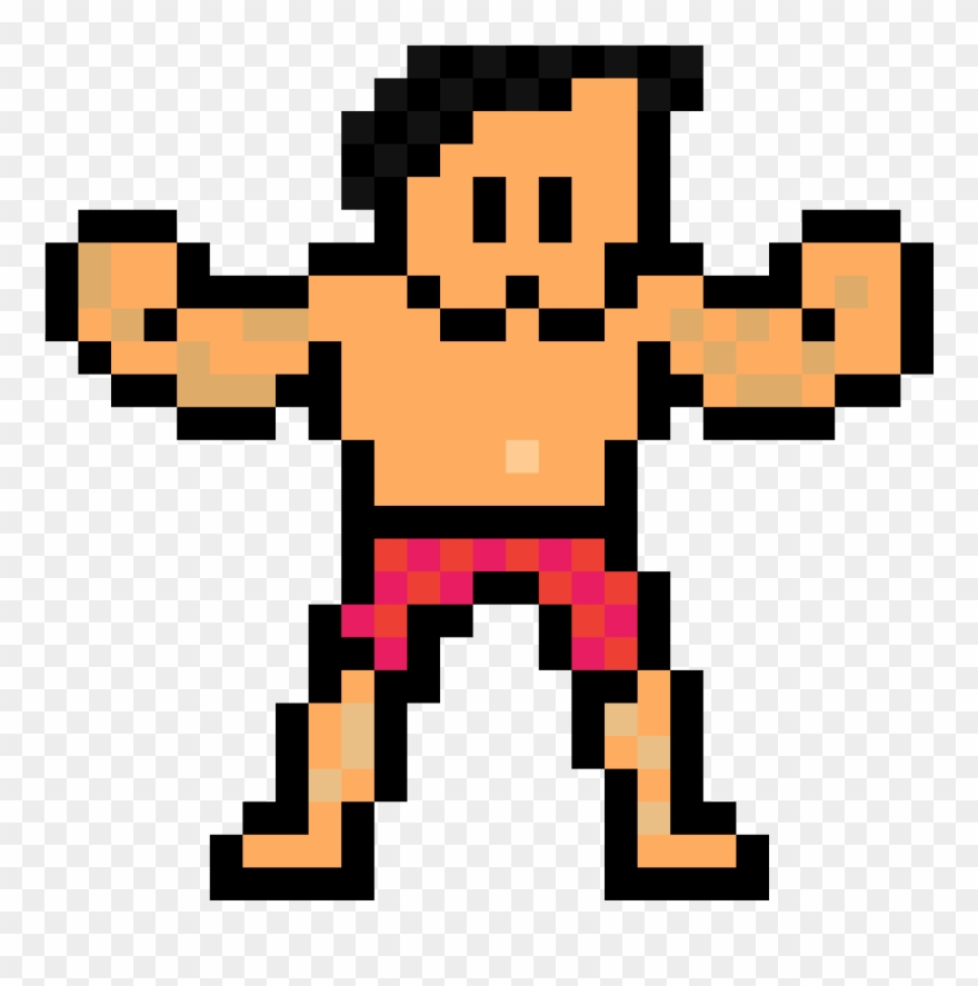 Smoke Man Megaman - Pixel Man Transparent Clipart