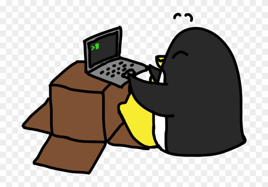Jim The Linux Penguin Clipart