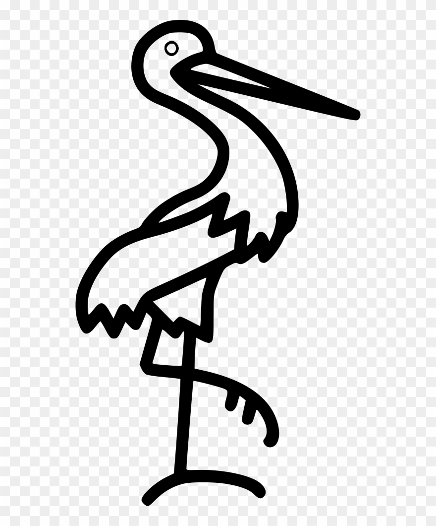 Pelican Comments Clipart