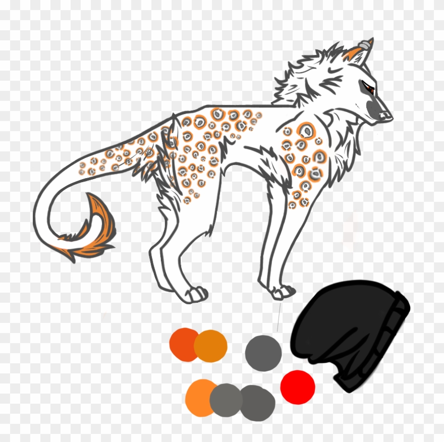 Snow Leopard / Wolf Gender - Dog Catches Something Clipart