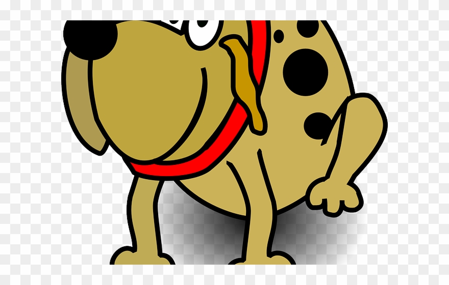 Fat Dog Cliparts - Purple Cartoon Dog - Png Download