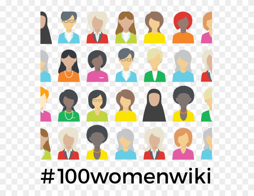 File - Cn-tag - 100womenwiki Mobile - Svg - 100 Women Clipart