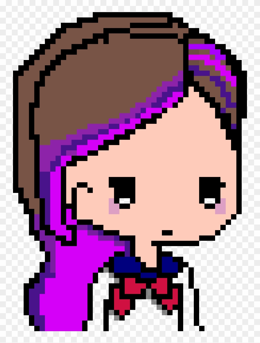 Sombra Mixed With Sailor Moon - Pixel Art Cute Anime Girl Clipart