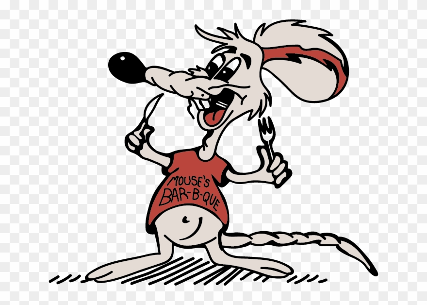 Mouse's Bbq - Cartoon Clipart