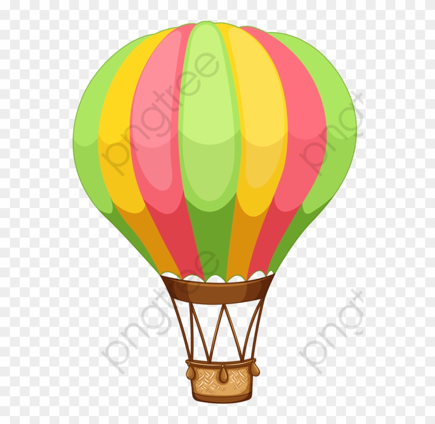 Hot Air Balloon Clipart Transparent Background - Clip Art Air Balloon - Png Download