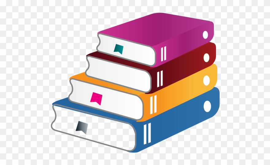 Books Icon Png - Desenho De Livros Empilhados Clipart