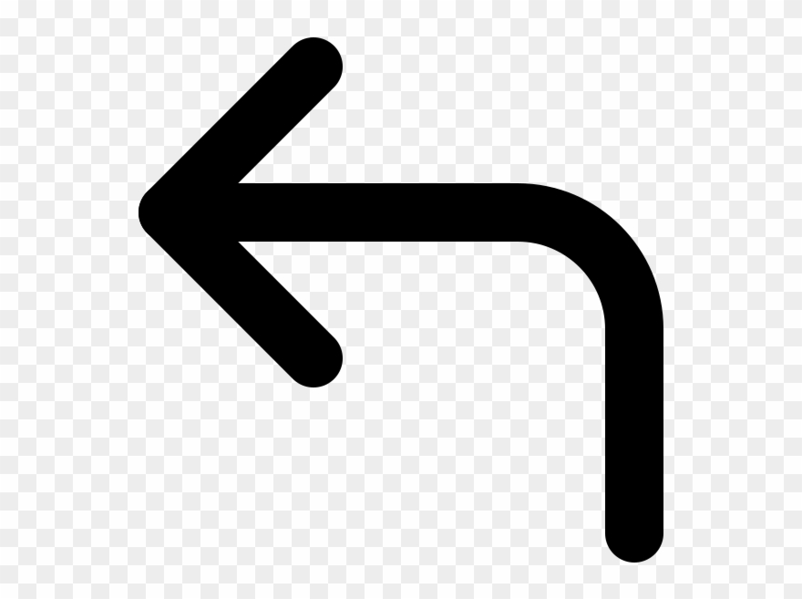 Feather Arrows Corner Up Left - Undo Icons Clipart