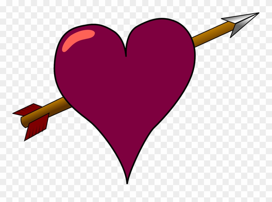 Bow And Arrow Heart Clipart