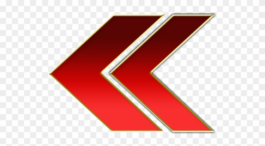 Red Left Arrow Png - Sign Clipart