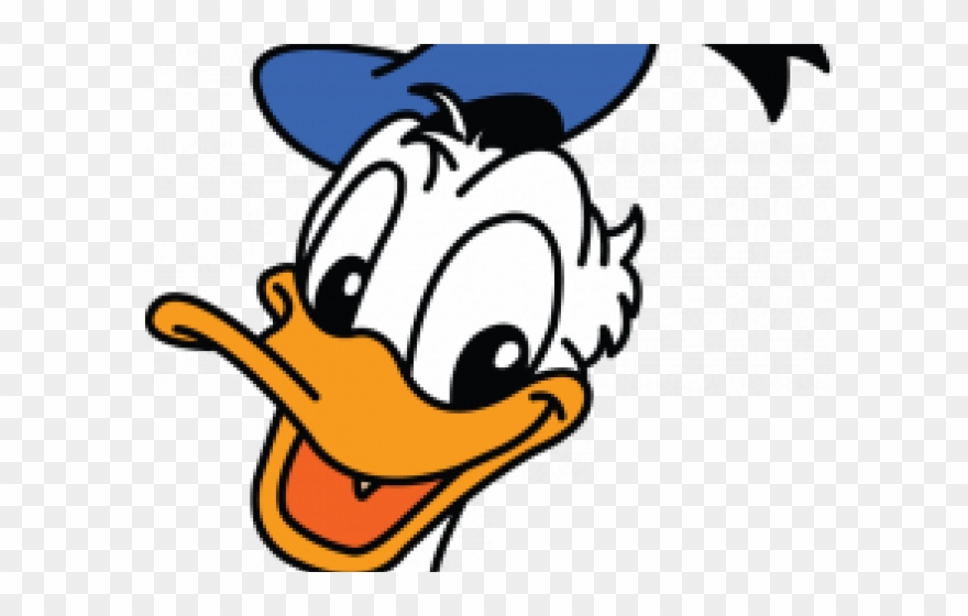 Drawn Donald Duck Simple - Donald Duck Drawing Easy Clipart
