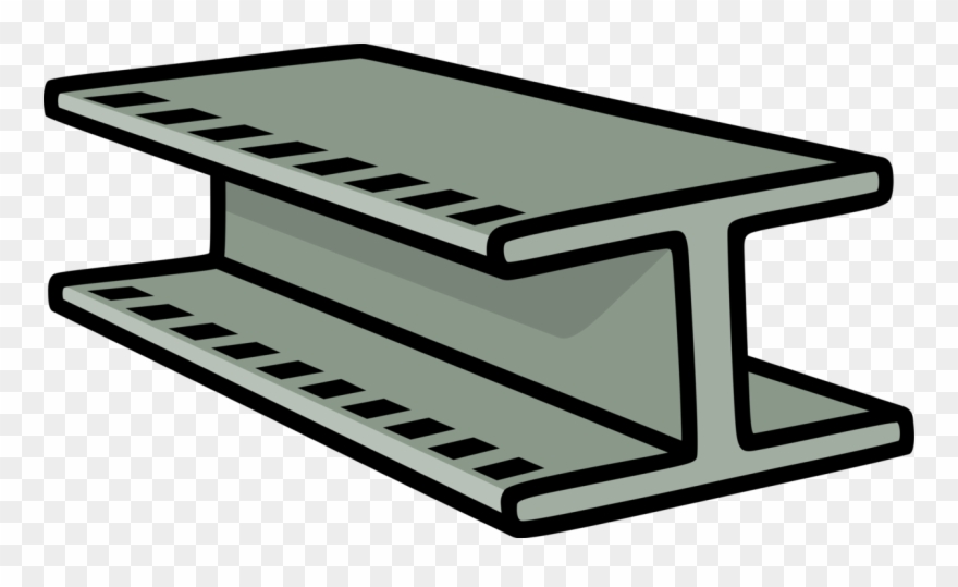Vector Illustration Of Building Construction With Rolled - Clip Art Steel Beam Png Transparent Png