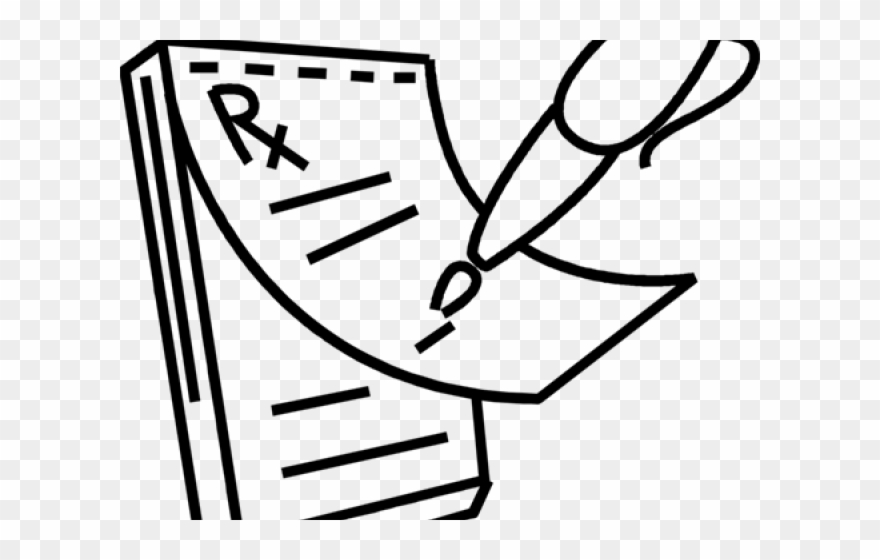 Prescription Pad Clip Art - Png Download