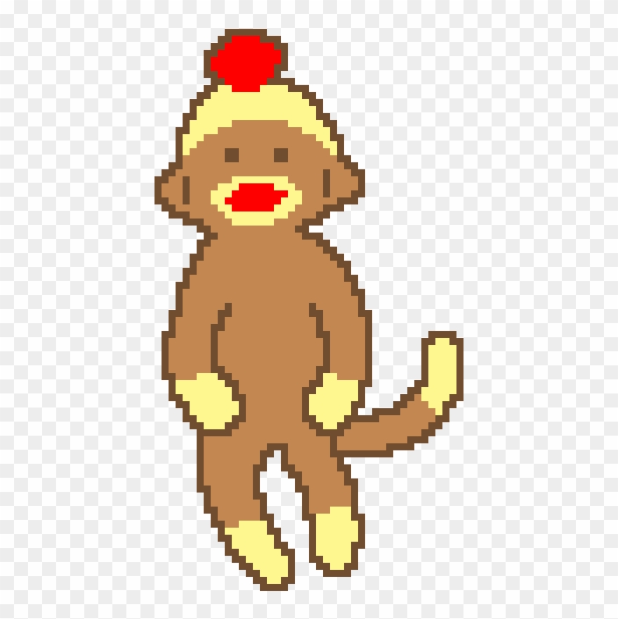 Sock Monkey - Cartoon Clipart